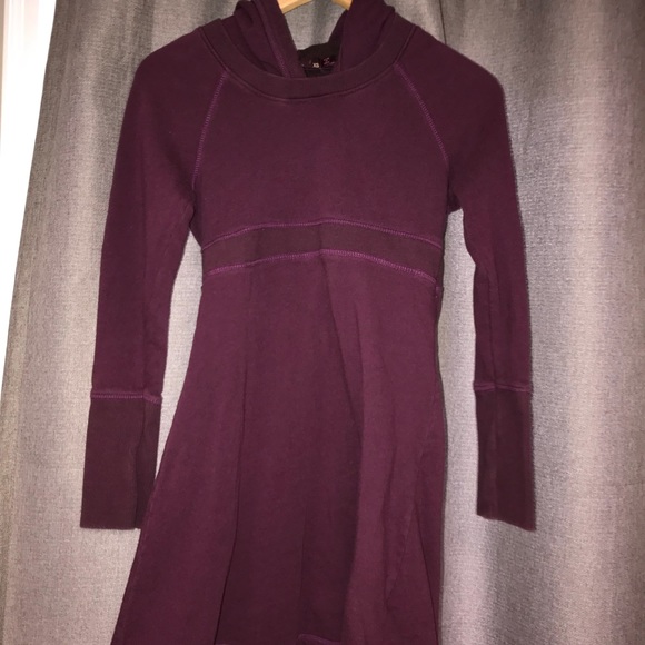 Hooded Prana Sweatshirt Dress 